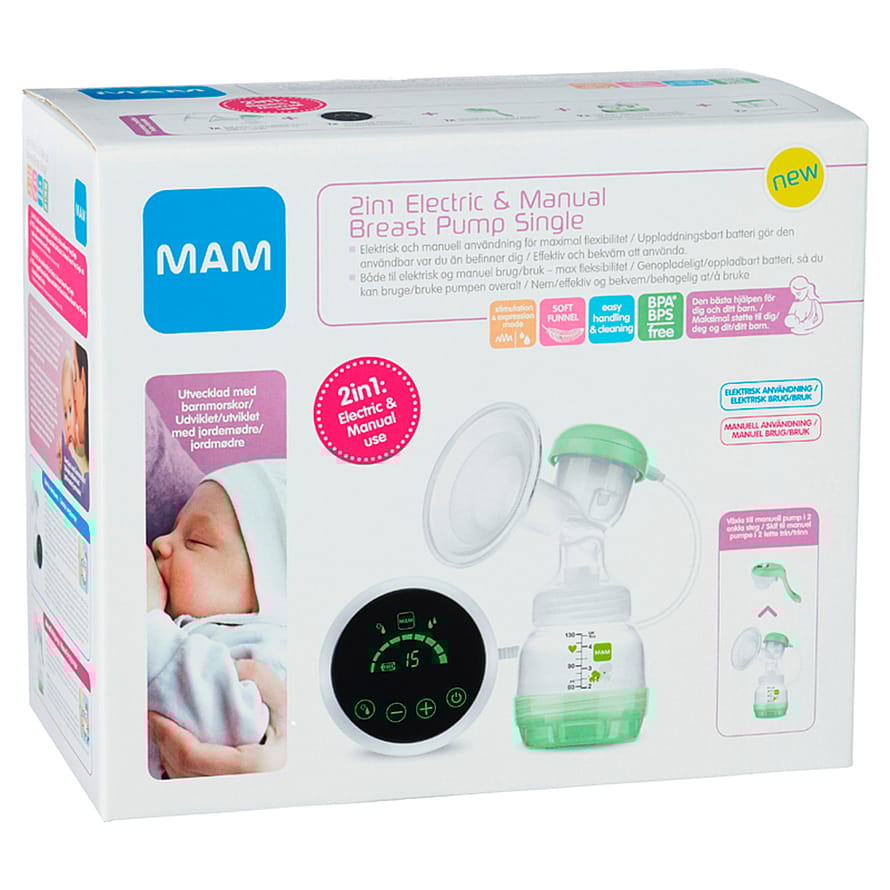 MAM Breast Pump Electric 2-in-1