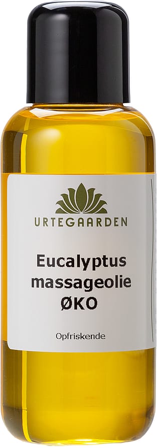 Urtegaarden Eucalyptus massageolie Øko 100 ml
