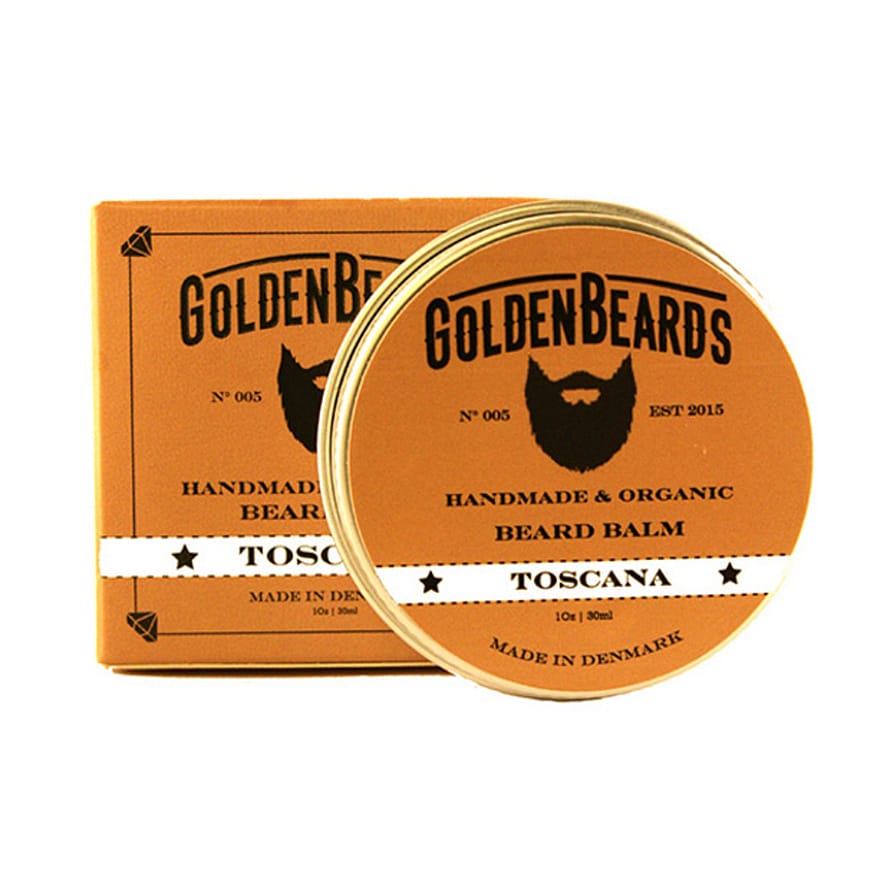 Golden Beards Økologisk Skægbalsam Toscana 30 ml