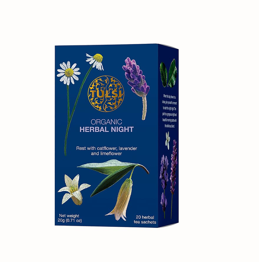 Tulsi Herbal Night Te Øko