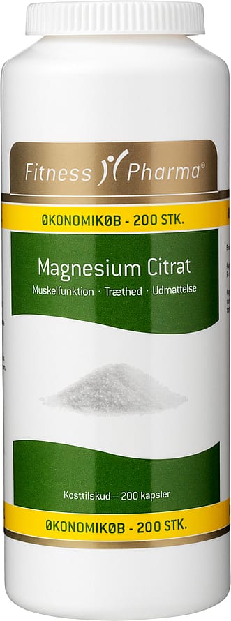 Fitness Pharma MagnesiumCitrat 200 kaps.