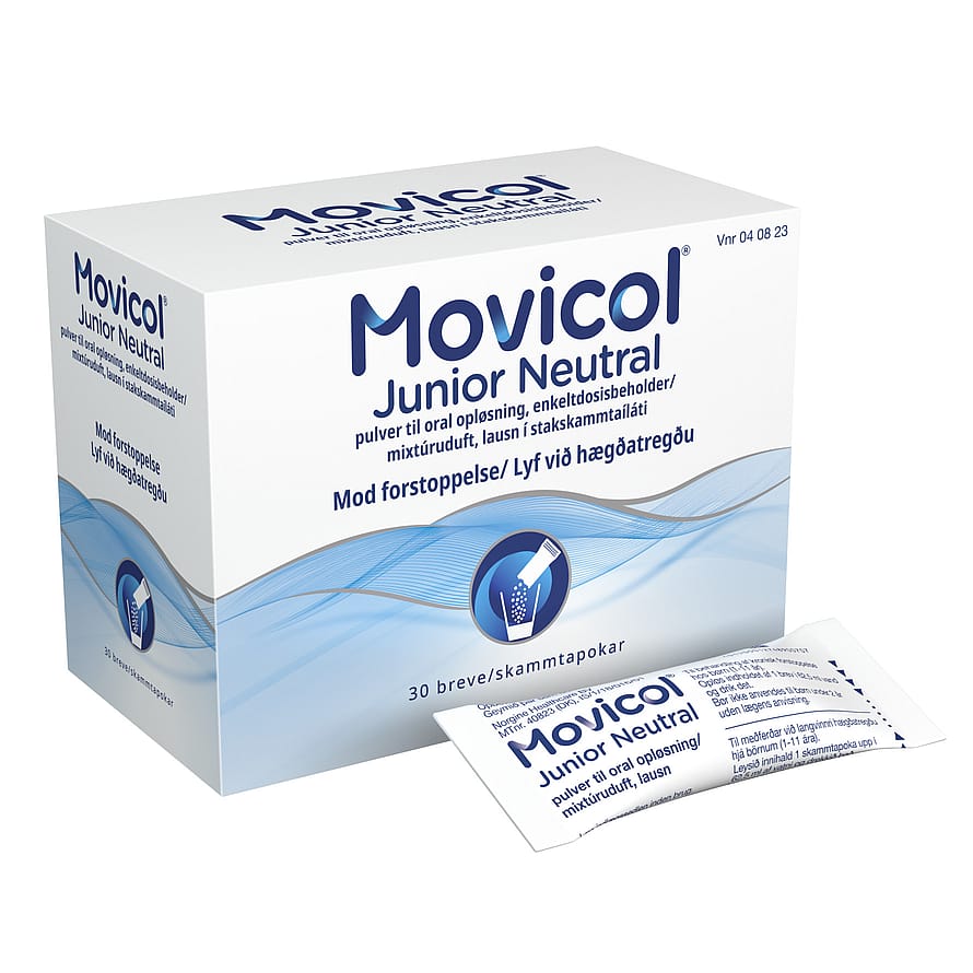 Movicol Pulverbreve Junior Neutral 30 stk