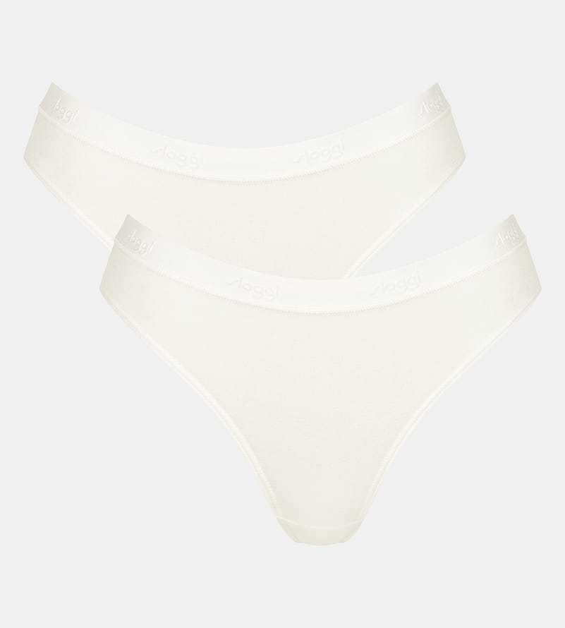 Sloggi Go Casual High leg 2-Pak Silk White L