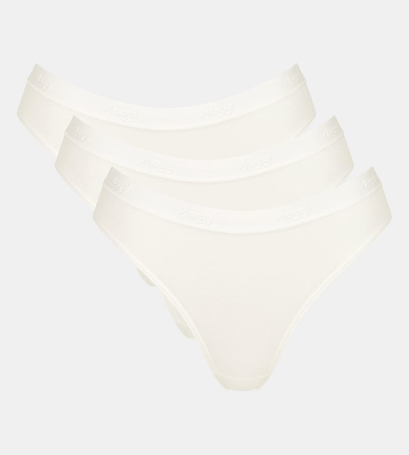 Sloggi Go Casual High leg 3-Pak Silk White S