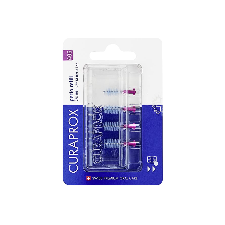 Curaprox CPS 406 Perio Refill 4 stk. Pink