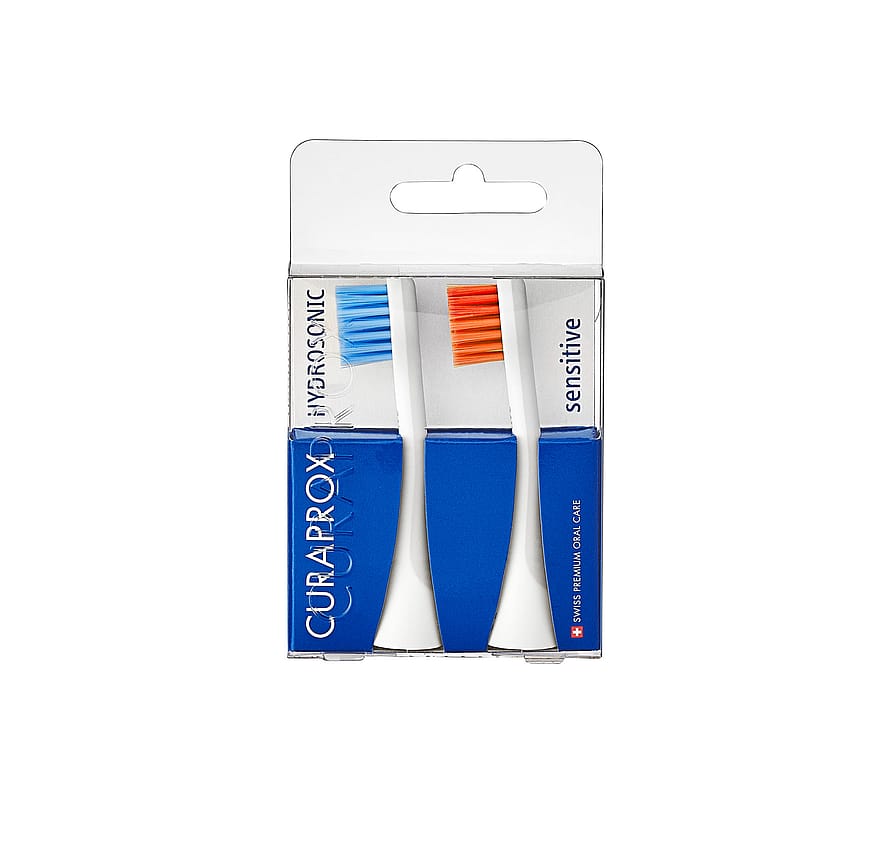 Curaprox Hydrosonic Pro Sensitive Blå/Orange 2 pk