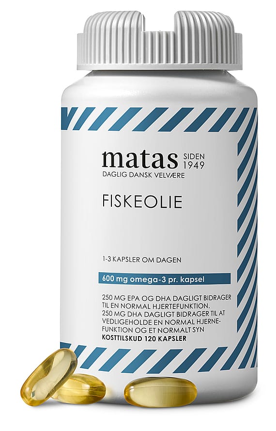 Matas Striber Fiskeolie 1000 mg 120 kaps.