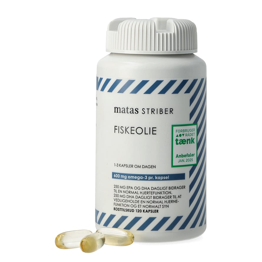 Matas Striber Fiskeolie 1000 mg 120 kaps.