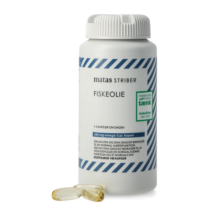 Matas Striber Fiskeolie 1000 mg 140 kaps.