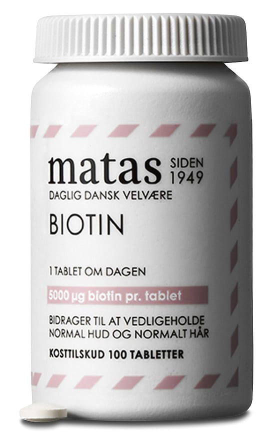 Matas Striber Biotin 5 mg 100 tabl.
