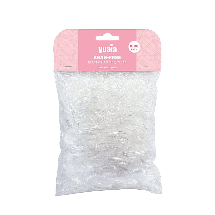Yuaia Haircare Snag Free Elastikker Clear 1000 stk