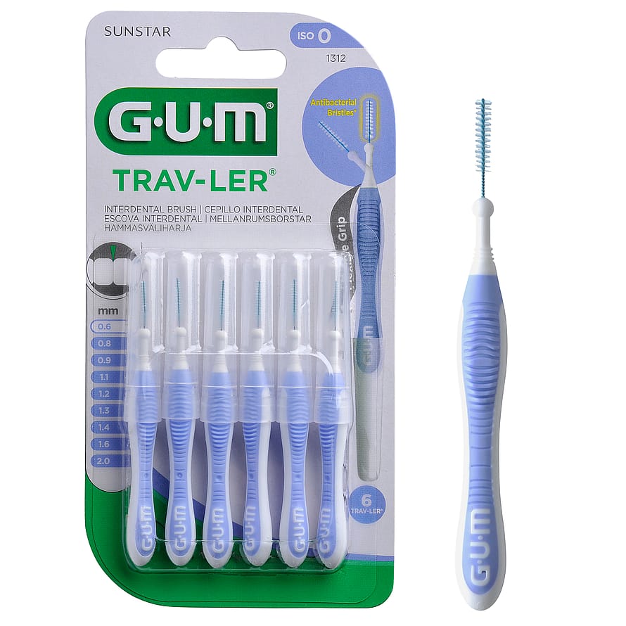 GUM TravLer Lyslilla, 6 stk.