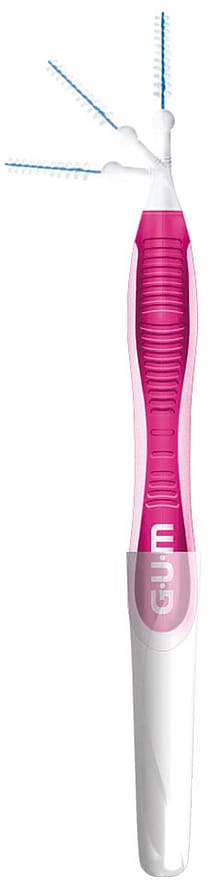 GUM TravLer Mørkerød, 6 stk.