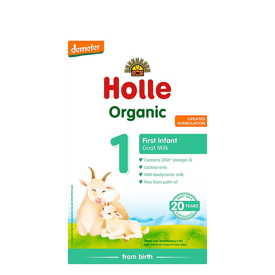 Holle Modermælkserstatning Gedemælk Basis 1 Ø 400 g