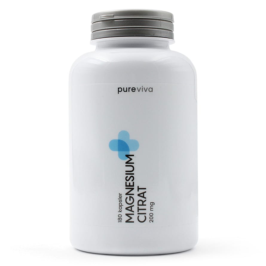 Pureviva Magnesium Citrat 200 mg 180 kaps.