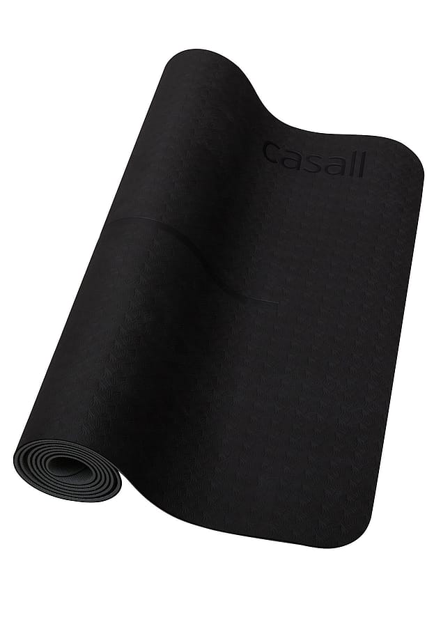 Casall Yogamåtte Position 4mm Black Grey