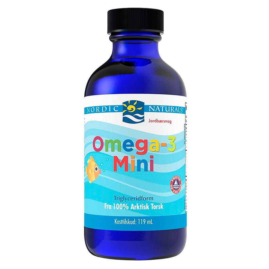FT Nordic Naturals Omega 3 mini m. jordbærsmag 119 ml 119 ml