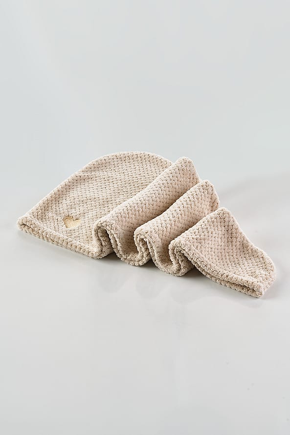 Yuaia Haircare Microfiber Hair Turban Sand