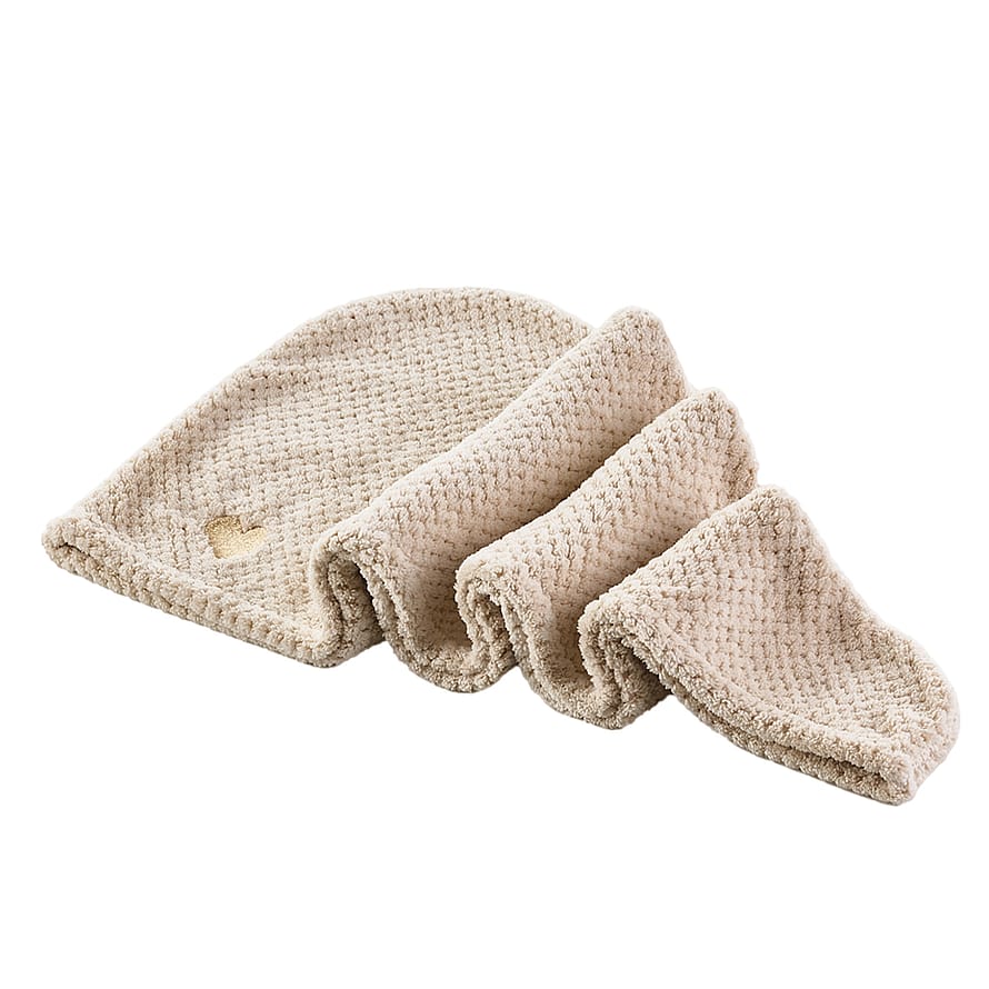 Yuaia Haircare Microfiber Hair Turban Sand