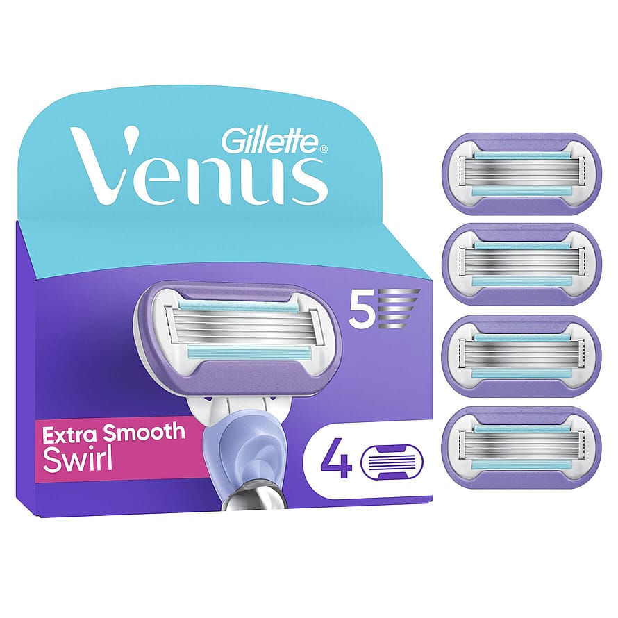Gillette Venus Extra Smooth Swirl Barberblade 4ct