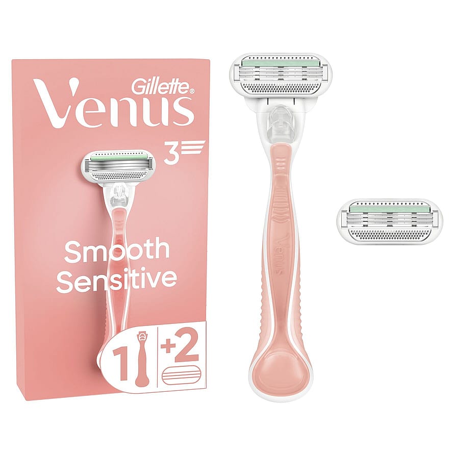 Gillette Venus Smooth Sensitive Pink Barberskraber H+2