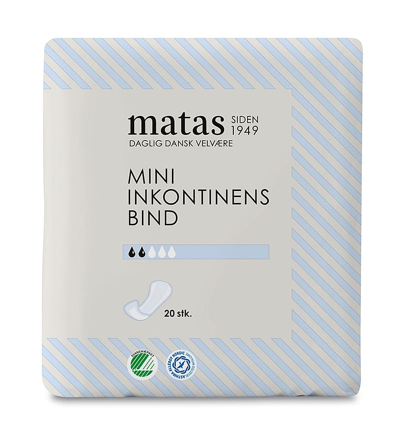 Matas Striber Mini Inkontinens Bind 20 stk