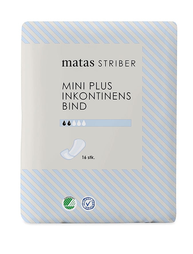 Matas Striber Mini Plus Inkontinens Bind 16 stk