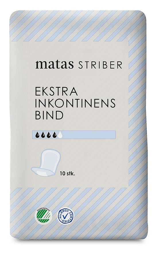 Matas Striber Ekstra Inkontinens Bind 10 stk