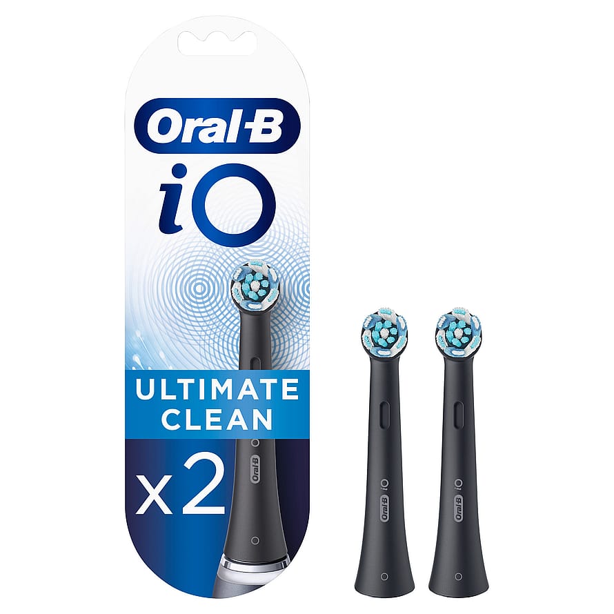Oral-B iO Ultimate Clean Børstehoveder 2 stk Sort