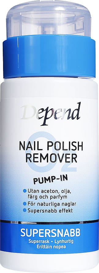 Depend O2 Pump-In Nail Polish Remover 125 ml