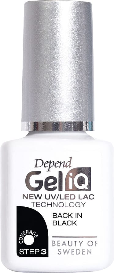 Depend Gel iQ Polish, Step 3 Back in Black