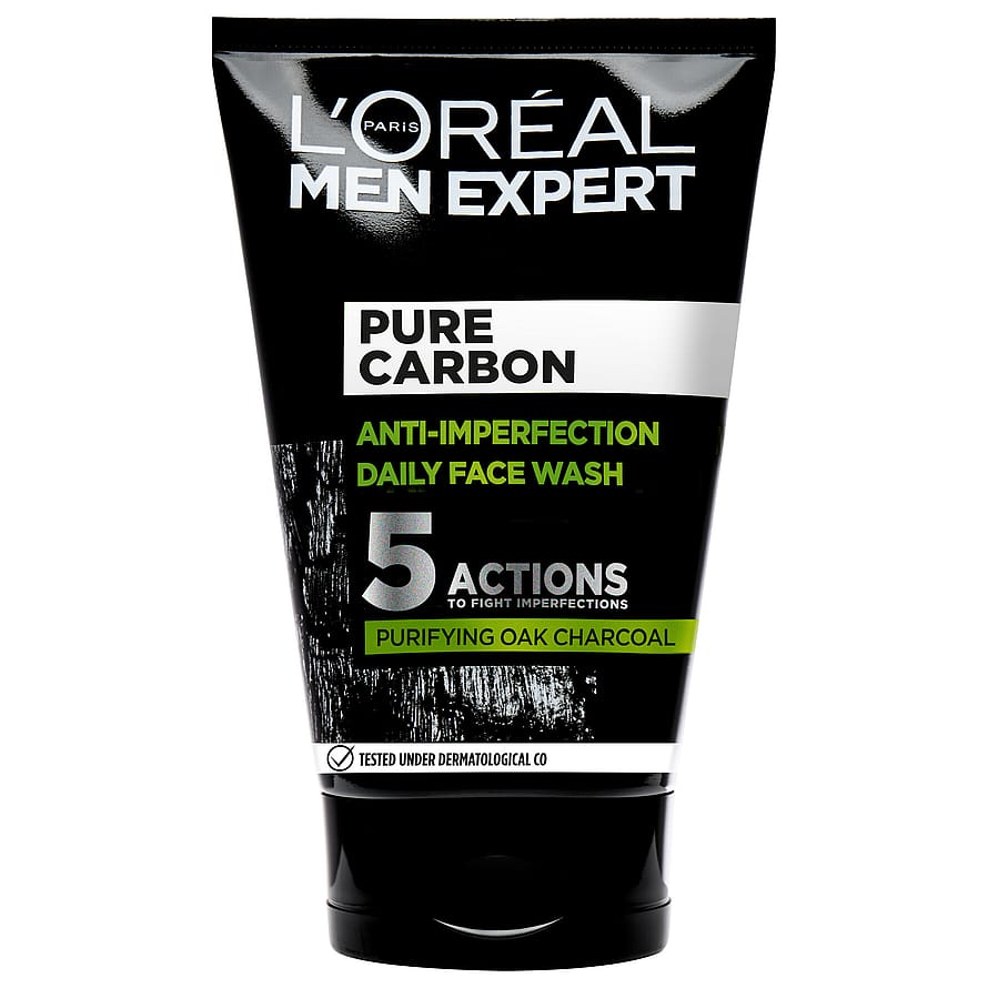 L'Oréal Paris Men Expert Face Cleansing Gel Pure Charcoal Wash 100 ml