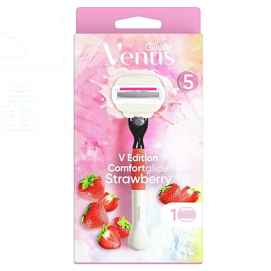 Gillette Comfortglide Strawberry V Edition Razor