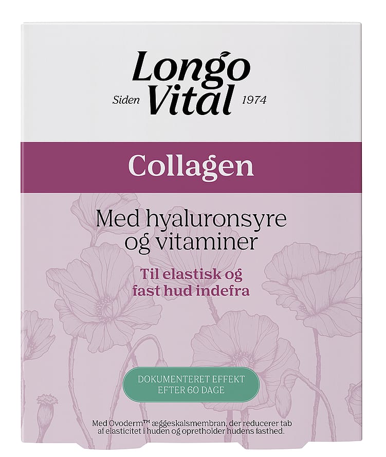 Longo Vital Collagen med hyaluronsyre og vitaminer 30 stk.