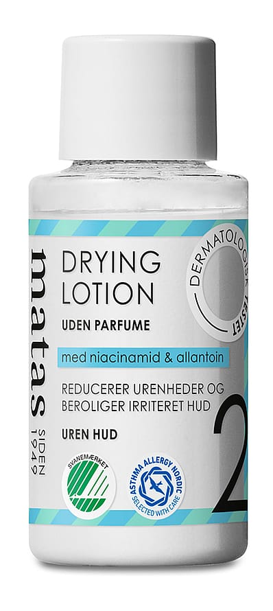Matas Striber Drying Lotion til Uren Hud Uden Parfume 30 ml