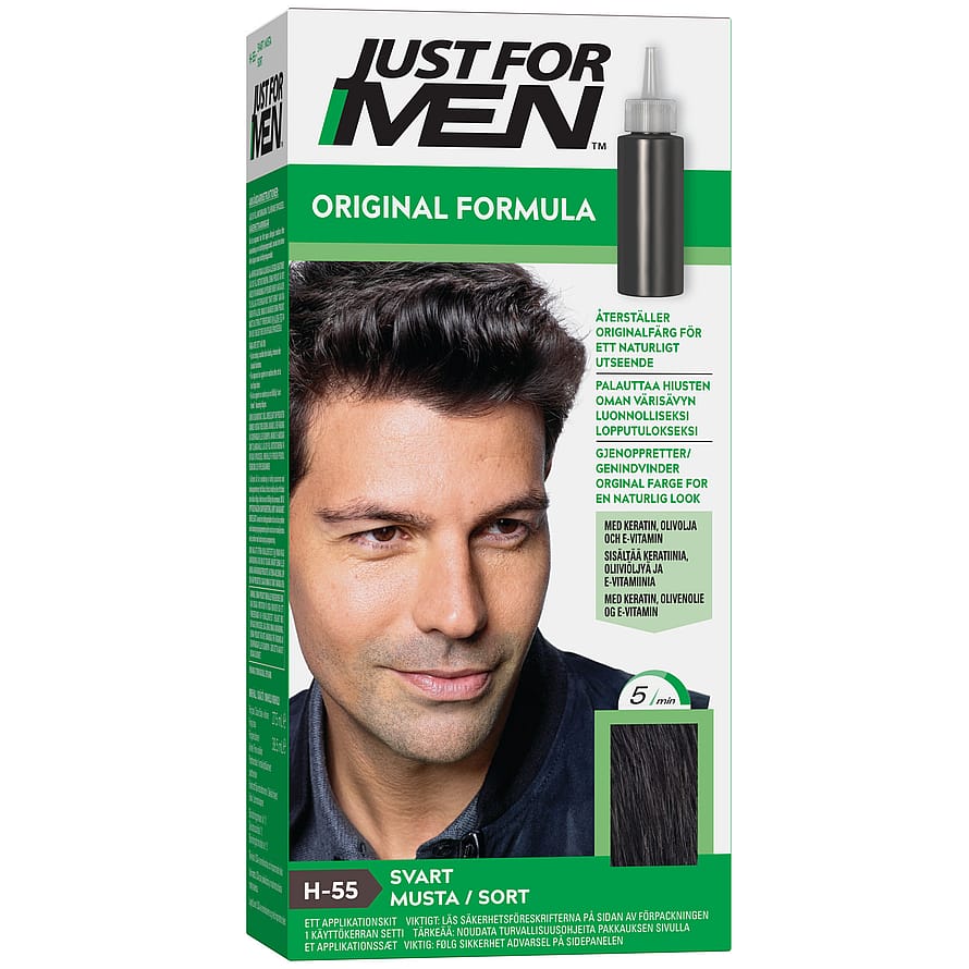 Just For Men Hårfarve Real Black