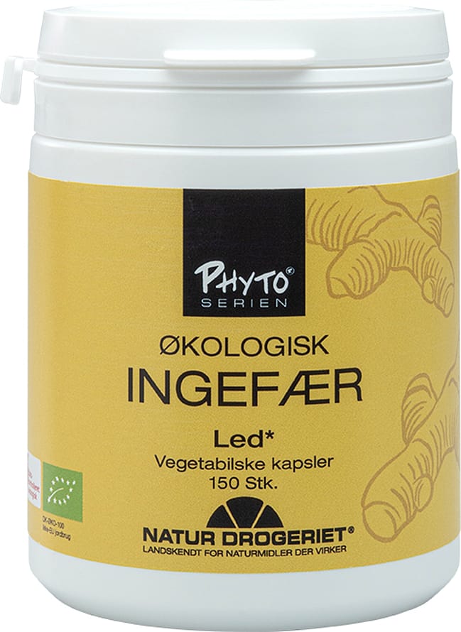 Natur Drogeriet Ingefær kapsler Ø 150 kaps.