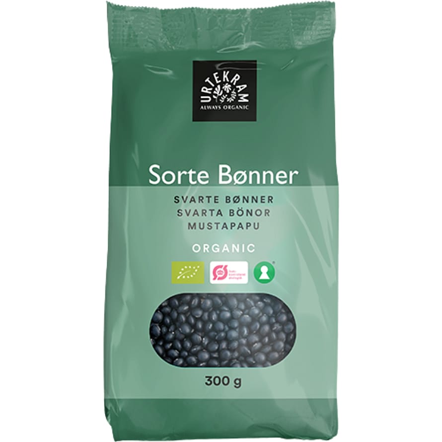 Urtekram Sorte Bønner Ø 300 g