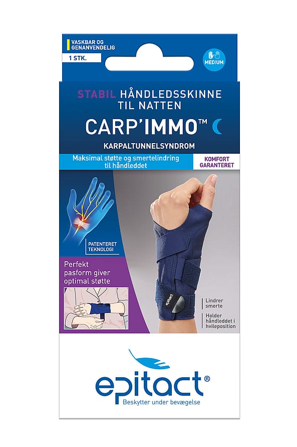 Epitact Stabil Håndledsskinne Sort Venstre/M