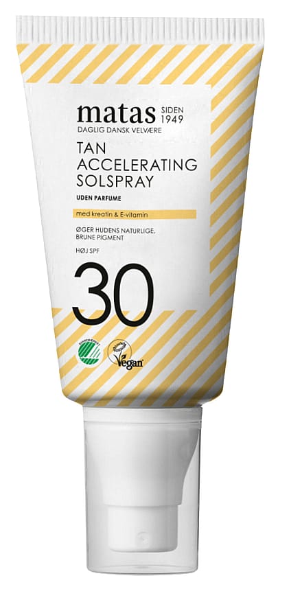Matas Striber Tan Accelerating Solspray SPF 30 Uden Parfume 150 ml
