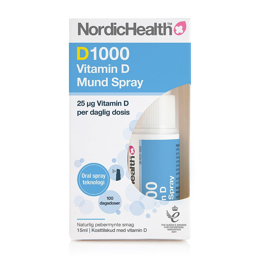 Nordic Health D1000 Vitamin D Mundspray 15 ml
