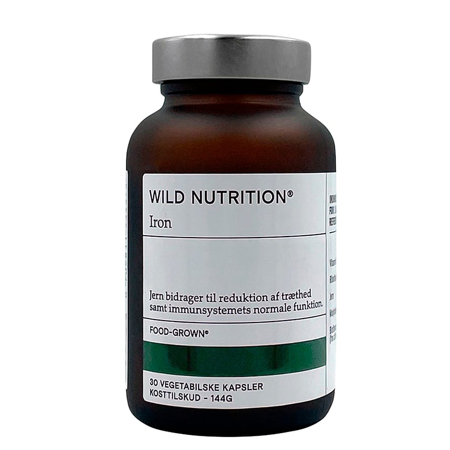 Wild Nutrition Food-Grown Jern 30 kaps