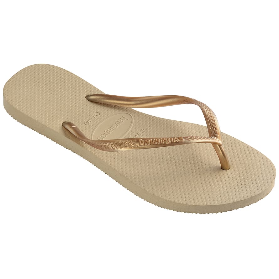Havaianas Slim SandGrey/L.Gold Str 37/38