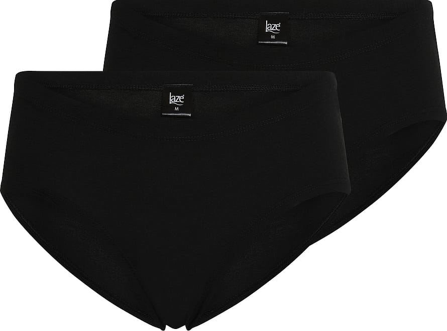 Laze Bambu Hipster 2-pak Sort 40