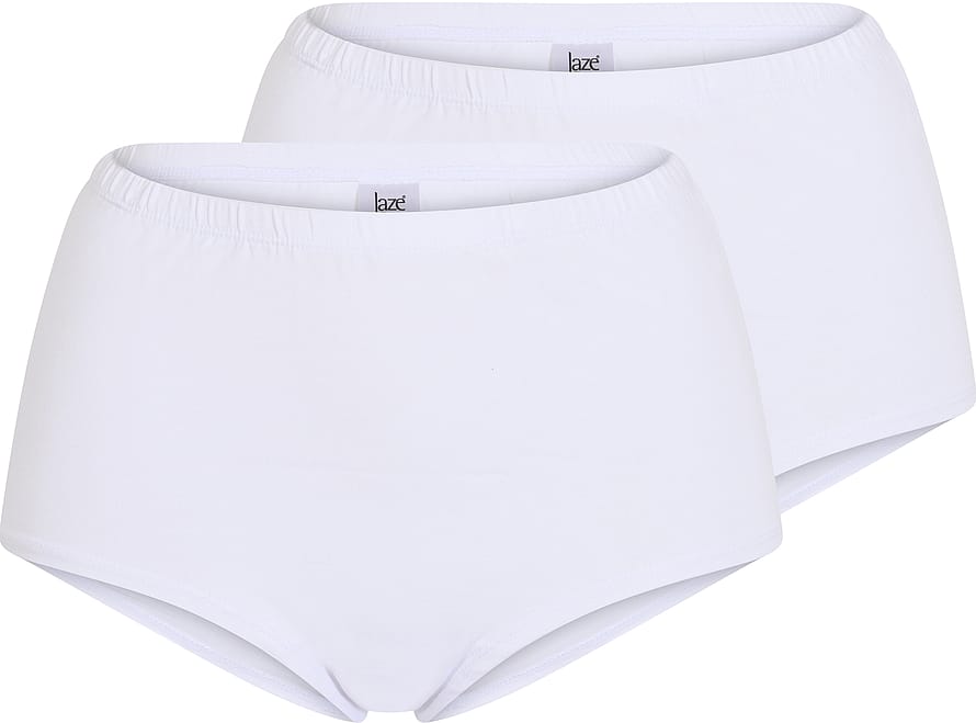 Laze Maxi Bambus Trusse 2-pak Hvid 44