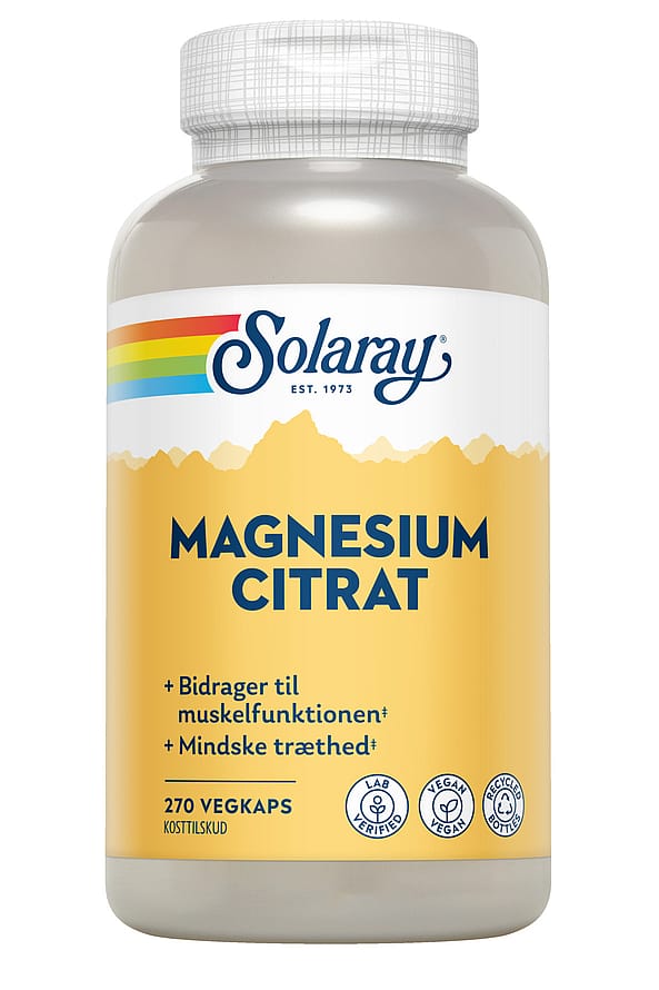 Solaray Magnesium Citrat 270 kaps
