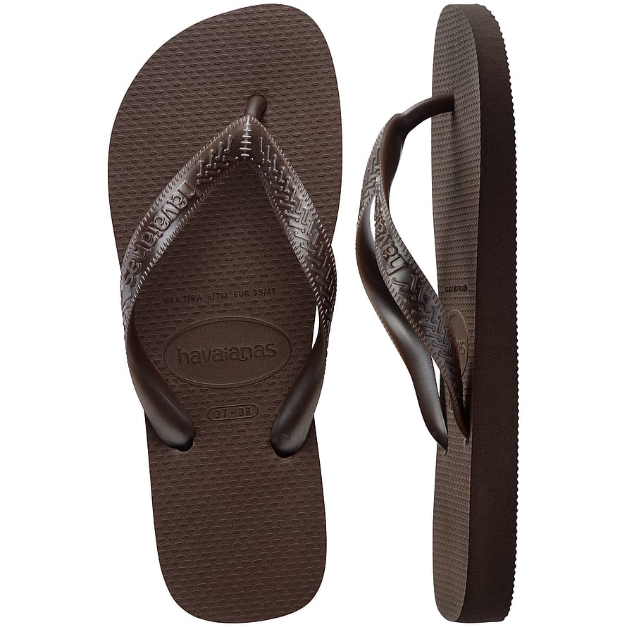 Havaianas Top Tiras Sandal Dark Brown 41/42