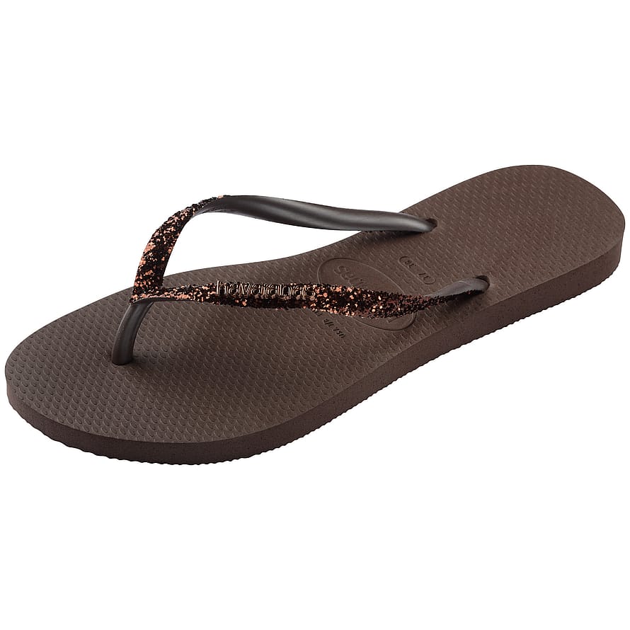 Havaianas Slim Glitter II 0727 Dark Brown Str 41/42