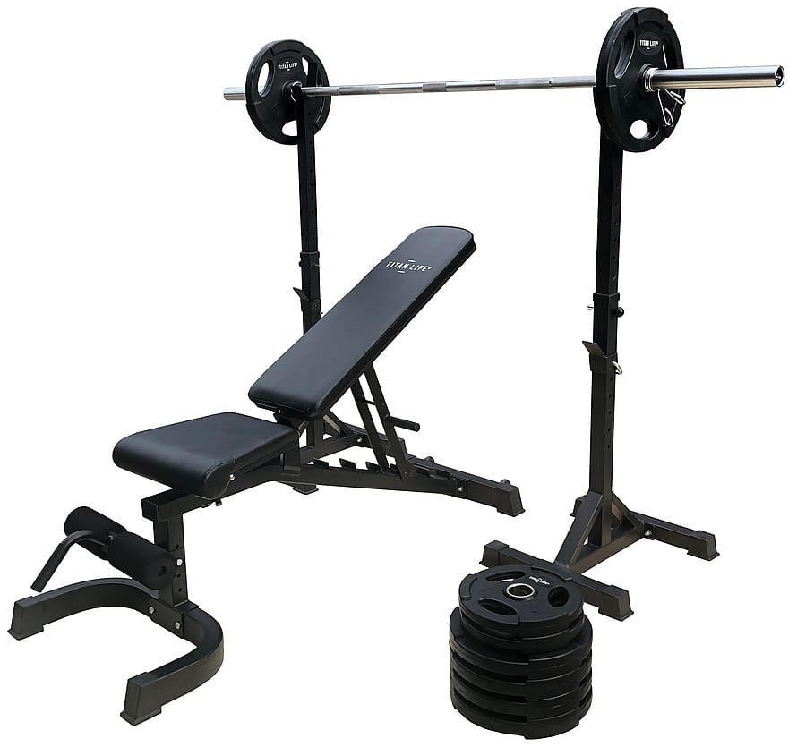 Titan Life træningsudstyr Weight Set Garage Gym