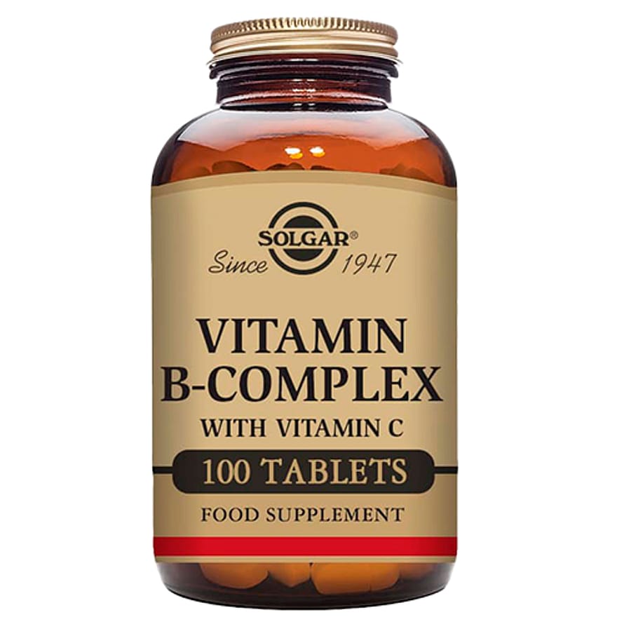 Solgar Vitamin B-Complex+C 100 tabl.